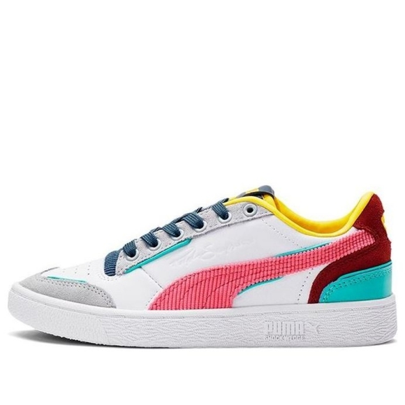 Puma Other - Puma Ralph Sampson 375183-01 Men's White/Gray/Red Leather Sneaker Shoes C1446